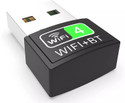 XIKKART Bluetooth and WiFi Adapter for PC/Laptop/Desktop, WiFi Bluetooth Dongle 2 in 1 USB Adapter