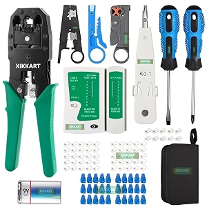 XIKKART Crimping Tool RJ45 Wire Cutter Tool
