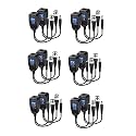 XIKKART Passive Video Balun | RJ45 Adapter | 8MP Passive Video Video RJ45Balun BNC DC to 5 Network Transceiver Cat5/Cat6 Adapter AHD/TVI/CVI/CVBS, Full HD CCTV DVR Security Surveillance Camera System