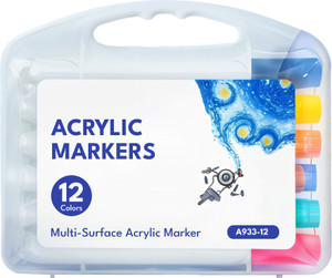 xinbowen acrylic paint marker water-based medium tip permanent diy craft making supplies