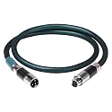 XLR Audio Cable Hi-end 8N OCC Silver-Plated 2XLR Male to 2XLR Female Balanced Adapter Wire for Microphone Amplifier(One Piece,1.5m)