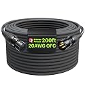 AA AUDIO ACCESSORY XLR Cables 200ft, 20AWG OFC Dual Shielded Mic Cord