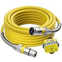 Premium XLR Cable 10 FT, 3 Pins XLR Microphone Male to Female Cord, Yellow