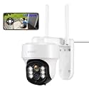 XMARTO 10X Zoom 2K HD 24/7 Recording Security Camera with Auto Tracking