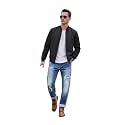 XMARTY Mens Cotton Jacket Comfortable Breathable Full