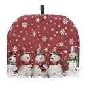 Xmas Cute Snowman Tea Cosy for Teapots Tea Cosy Insulated Kettle Cover for Table Hotel Tea Party Restaurant Christmas Teapot Dust Cover Breakfast Warmer for Family &amp; Friends
