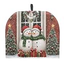 Xmas Tree Cute Snowman Teapot Cozy Breakfast Warmer Washable Insulated Kettle Cover for Teapots Fit Most Tea Pots for Home Indoor Kitchen Tea Party Table Christmas Decor