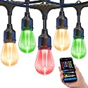 XMCOSY Smart Outdoor String Lights 123FT LED