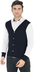 Xmer Solid Men Polo Neck White Black