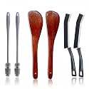 XML Bottle Cleaning Brush Silicone Long Handle for Baby Water Bottle, Containers, Vase and Glass Cleaner for Home and Kitchen Accessories Item Products (2-BOTTLEBRUSH+2GAPBRUSH+2SPATULA)