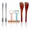 XML Bottle Cleaning Brush Silicone Long Handle for Baby Water Bottle, Containers, Vase and Glass Cleaner for Home and Kitchen Accessories Item Products (2-BOTTLEBRUSH+2PEELER+2SPATULA)