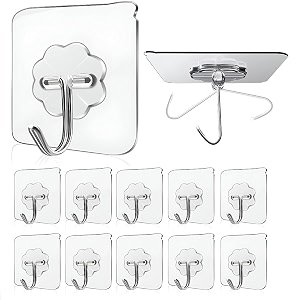 xml self adhesive pvc wall hanger steel hook stickers for hanging clothesphoto framekey home kitchen tools office bathroom bedroom products door multipurpose organizers accessories items