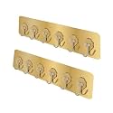 XML Self Adhesive PVC Wall Hanger Hooks (Pack of -2) for Hanging Clothes,Key Home Kitchen Tools Office Bathroom Bedroom Products Door Organizers Accessories Items