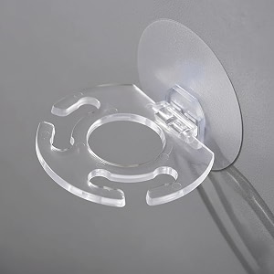 xml self adhesive toothbrush holder sticker wall mount clear plastic bathroom accessories organizer for toothpaste and razors multipurpose no drill punch free installation 8cm x 85cm