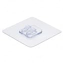 XML Self Adhesive Wall Hook Stickers Transparent Mounting Pads for Hanging Shelves, Racks Multipurpose Organizers Home Kitchen Office Toilet Bathroom Bedroom Accessories Items