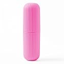 XML Toothbrush Holder Case Cover Box Container Portable Storage Capsule Shape for Bathroom Travelling Plastic (Pack of- 4)