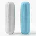 XML Toothbrush Toothpaste Holder Case Cover Container Portable Protective Plastic for Traveling, Camping, Bathroom,Home, School, Business Travel Accessories