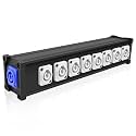 XMSJSIY PowerCon Input to Output Splitter 1 to 8 Power Distribution