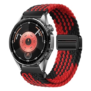 xmuxi watch strap 22mm nylon braided compatible with huawei gt7 gt6 gt5 gt4 46mm gt3 pro gt runner 2 magnetic elastic sport strap for venu 4 45mm venu 3 2forerunner 255 265 band