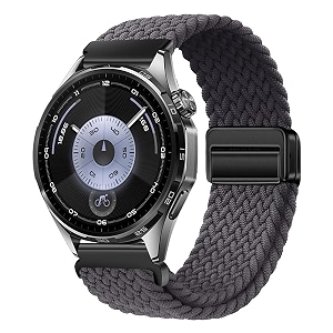 xmuxi watch strap 22mm nylon braided compatible with huawei gt7 gt6 gt5 gt4 46mm gt3 pro gt runner 2 magnetic elastic sport strap for venu 4 45mm venu 3 2forerunner 255 265 band