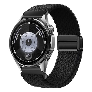 xmuxi watch strap 22mm nylon braided compatible with huawei gt7 gt6 gt5 gt4 46mm gt3 pro gt runner 2 magnetic elastic sport strap for venu 4 45mm venu 3 2forerunner 255 265 band