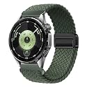 XMUXI Watch Strap 22mm Nylon Braided Compatible with Huawei GT7 GT6 GT5 GT4 46mm GT3 Pro GT Runner 2 Magnetic Elastic Sport Strap for Venu 4 45mm Venu 3 2,Forerunner 255 265 Band
