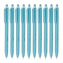 HAUSER ARTZ XO RT Retractable Ball Pen | Sleek Body & Minimalistic Design | Matt Finish & Solid Body Type | Low Viscosity Ink With Ultra Durable Tip | Blue Ink, Set Of 50
