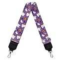 Xoenoiee Print Purse Strap Replacement Crossbody for Women Men Adjustable Wide Strap for Purses Shoulder Canvas Bag