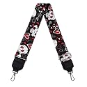Xoenoiee Print Purse Strap Replacement Crossbody for Women Men Adjustable Wide Strap for Purses Shoulder Canvas Bag