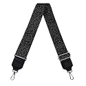 Xoenoiee Print Purse Strap Replacement Crossbody for Women Men Adjustable Wide Strap for Purses Shoulder Canvas Bag