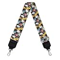 Xoenoiee Print Purse Strap Replacement Crossbody for Women Men Adjustable Wide Strap for Purses Shoulder Canvas Bag