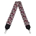 Xoenoiee Print Purse Strap Replacement Crossbody for Women Men Adjustable Wide Strap for Purses Shoulder Canvas Bag