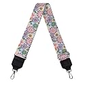 Xoenoiee Print Purse Strap Replacement Crossbody for Women Men Adjustable Wide Strap for Purses Shoulder Canvas Bag