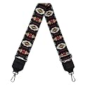 Xoenoiee Print Purse Strap Replacement Crossbody for Women Men Adjustable Wide Strap for Purses Shoulder Canvas Bag