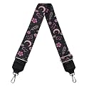 Xoenoiee Print Purse Strap Replacement Crossbody for Women Men Adjustable Wide Strap for Purses Shoulder Canvas Bag