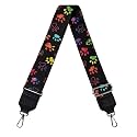 Xoenoiee Print Purse Strap Replacement Crossbody for Women Men Adjustable Wide Strap for Purses Shoulder Canvas Bag