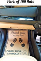XONYSTAR Paper Disposable Paper Mat For  Universal For Car