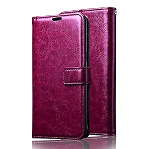 xorb vintage flip cover casses for sam m33 5g  inner tpu  foldable stand  wallet card slotscherry red