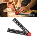 XOYO Digital Angle Finder Protractor 2in1 Angle Finder Ruler | Digital Goniometer with 360° Rotating Angle | 0.01° Precision Angle Meter | LCD Display | Woodworking/Architecture/DIY/Carpentry