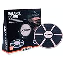 XPEED Fitness Wooden Wobble Balance Board Boards Stability Trainer Disc Leg Exerciser Board Endurance Balance Workout Exercise Gym Board