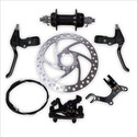 Xpocraft Front Bicycle Disc Brake Set, Disc Brake Kit, Set of 7 Items, Caliper 140-160mm Bicycle Brake Disk (155 mm)
