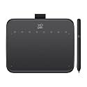 XPPen 6 * 4 inch Drawing Tablet with 16384 Pressure Levels IT640 Digital Graphic Art Tablet Battery-Free Stylus 60° Tilt Support OSU Drawing Pad for Beginner Compatible with Android Windows macOS