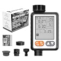 XPR3SS Water Timer With Rain Sensor, 10 Different Water Programs Drip Irrigation Controller With Child Lock Feature Programmable Automatic Water Dripper Home & Garden Irrigation Water Timer
