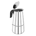 Xpresso Stainless Steel Stovetop Coffee Percolator | South Indian Kaapi Maker | Moka Pot Espresso Maker | Authentic 4-Cup Coffee Brewer | 350ml, Silver