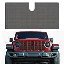Xprite Black Grill Insert Compatible with Jeep Wrangler JL JT 2018-2026