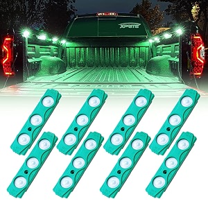 Xprite Green 8 PCS Truck Pickup Bed