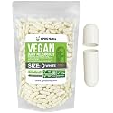 XPRS Nutra Size 0 Empty Capsules - 500 Count Empty Vegan Capsules - Vegetarian Pills - DIY Vegetable Capsule Filling - Veggie Pill Caps for Do-It-Yourself Supplements (White)