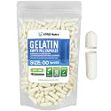 XPRS Nutra Size 00 Empty Capsules - 100 Count Empty Gelatin Capsules - DIY Capsule Filling - Fillable Pill Gel Caps for Do-It-Yourself Supplements (White)