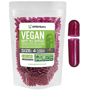 XPRS Nutra Size 4 Empty Capsules -
