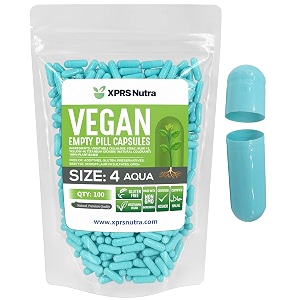 XPRS Nutra Size 4 Empty Capsules -